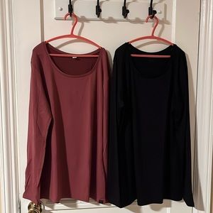 Pre loved Uniqlo heat tech long sleeves (total 7 long sleeves shirt)